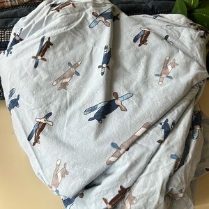 Twin airplane bedding pottery barn kids
